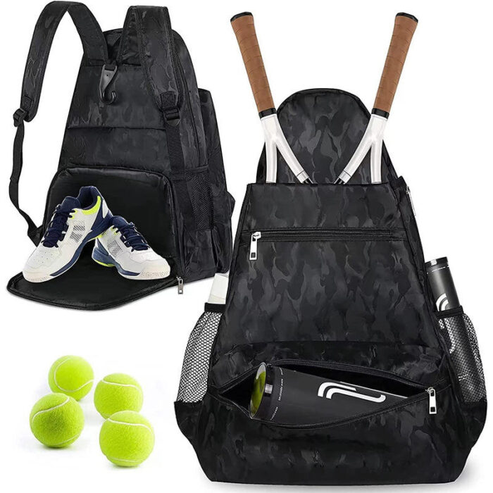 Custom Large Durable Sport Ball Racket Backpack for Outdoor