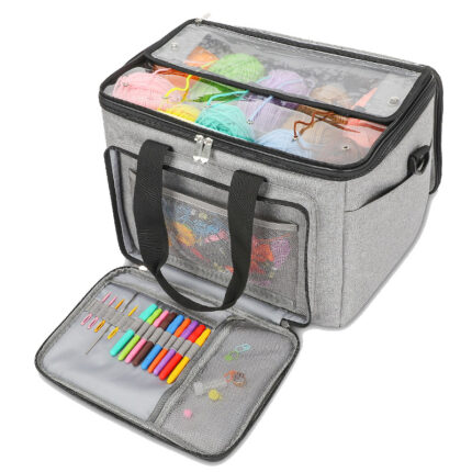 Custom Knitting Organizer Bag for Yarn Storage