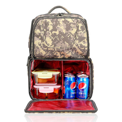 Custom Leakproof Insulated Cooler Backpack Ideal for Camping