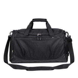Custom Timeless Travel Duffle Bag in Classic Black