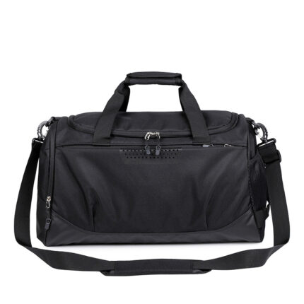 Custom Timeless Travel Duffle Bag in Classic Black