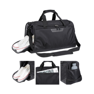 Custom Timeless Travel Duffle Bag in Classic Black