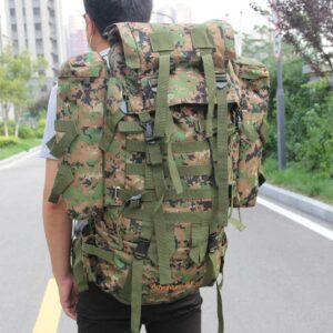 Expandable multifunctional hiking bag model show