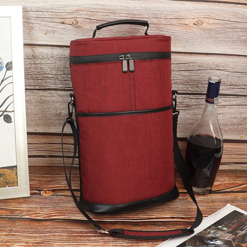 Custom Durable Stylish Double Beer or Wine Gift Bag