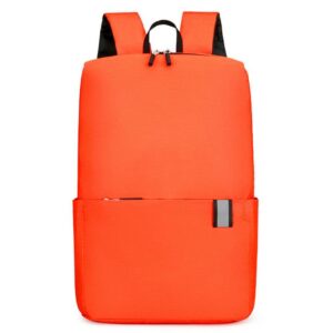 Custom Stylish Laptop Backpack with Orange Accents