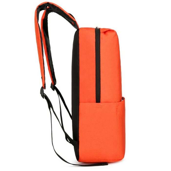 Custom Stylish Laptop Backpack with Orange Accents