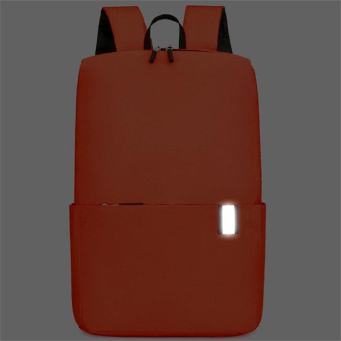 Custom Stylish Laptop Backpack with Orange Accents