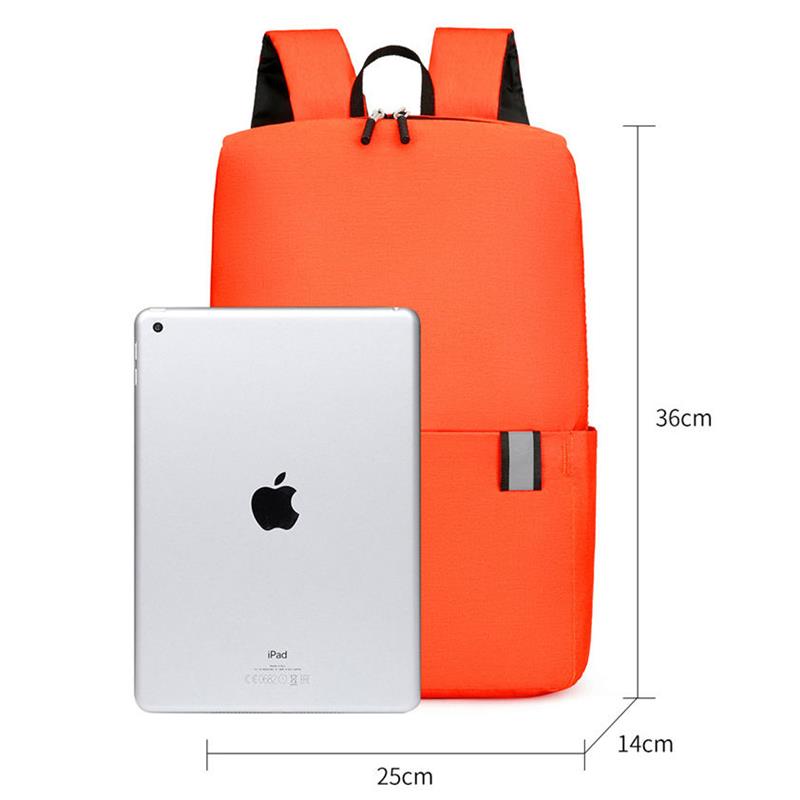 Custom Stylish Laptop Backpack with Orange Accents