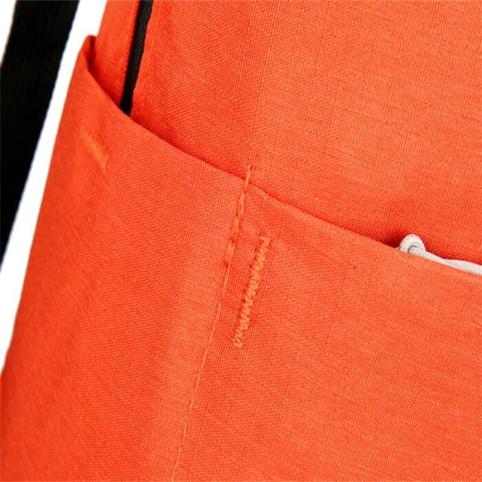 Custom Stylish Laptop Backpack with Orange Accents
