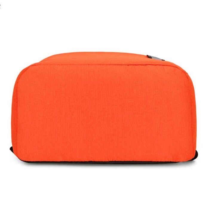 Custom Stylish Laptop Backpack with Orange Accents