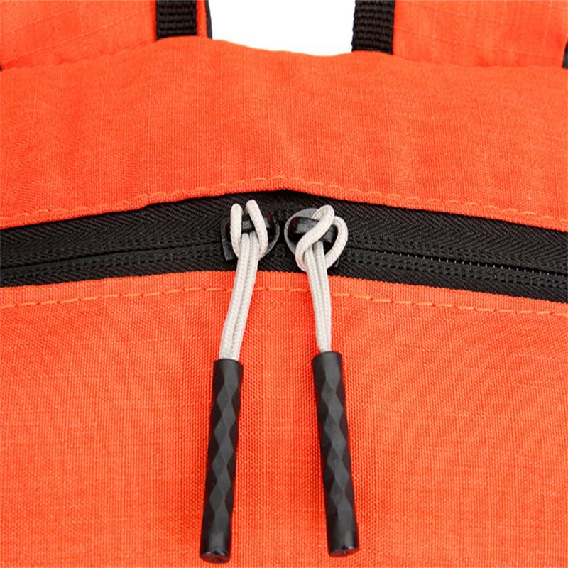 Custom Stylish Laptop Backpack with Orange Accents