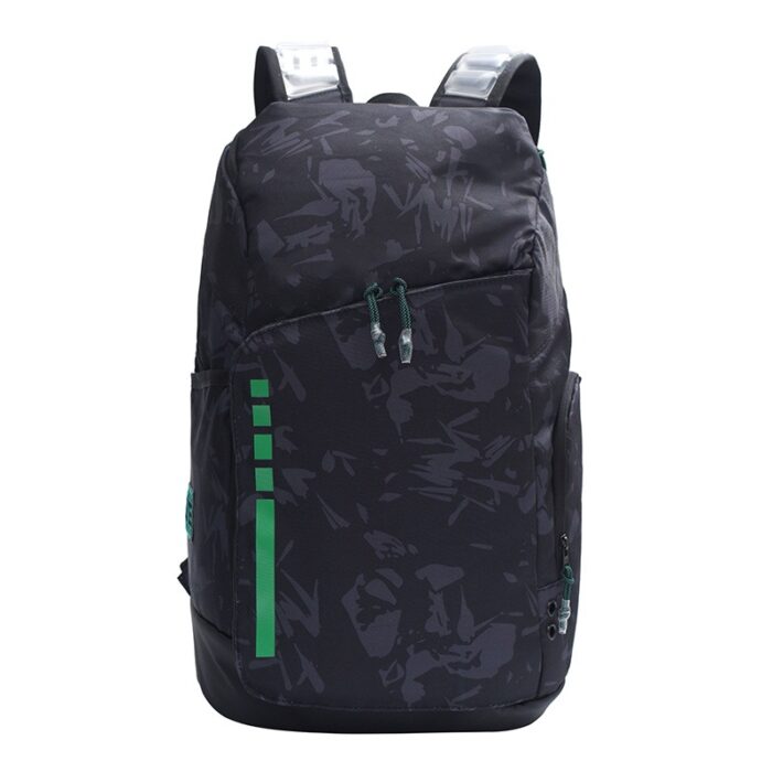 Custom Stylish Casual Backpack with Elegant Golden Accents-7