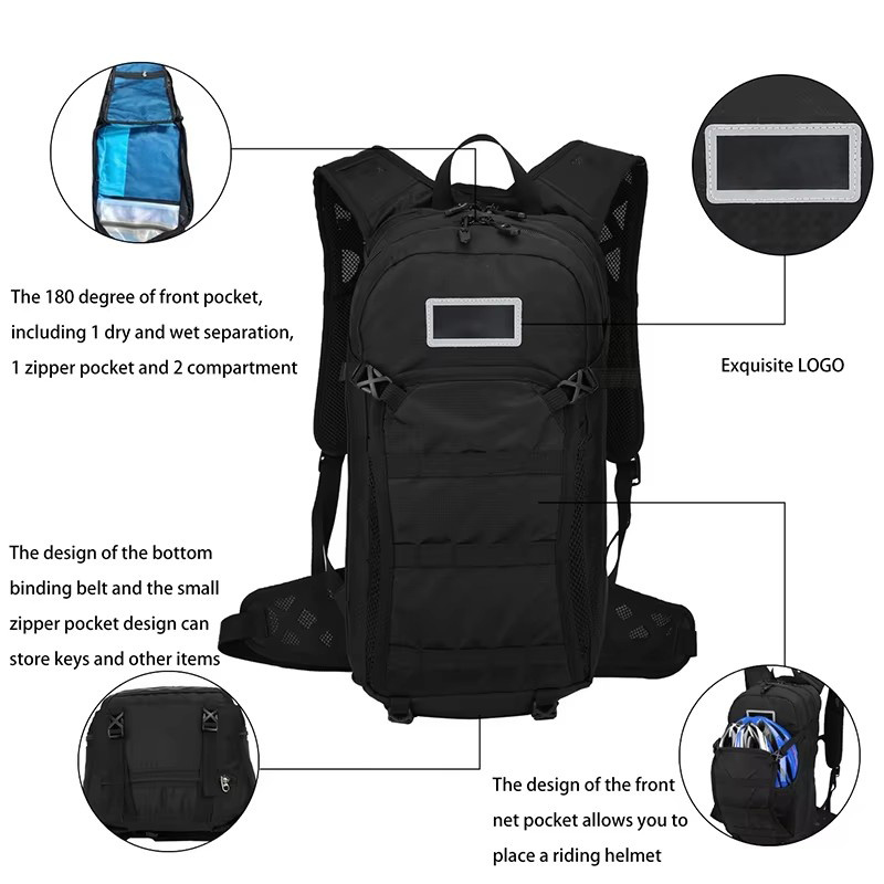 Custom Sporty Hydrating Cycling Backpack for Enthusiasts