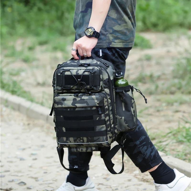 Waterproof Fishing Backpack for Men Large Capacity