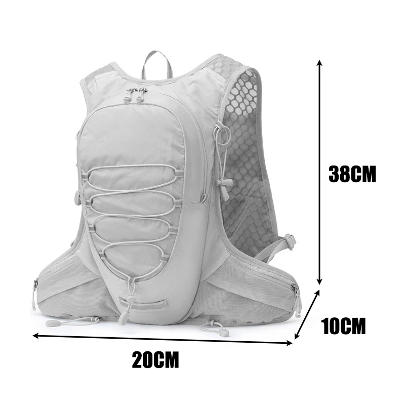 Customized Colorful 12L Hiking Travel Bicycle Backpack 300 Grams Ultra Light Cycling Running Waterproof Hydration Backpack